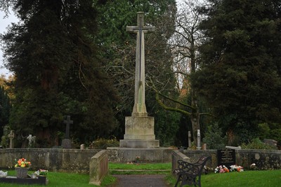 111125 - Remembrance Day - Picture shows the Great War Memorial in Newport, St Woolos Cemetery on Remembrance Day