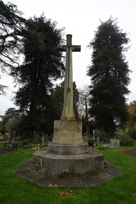 111125 - Remembrance Day - Picture shows the Great War Memorial in Newport, St Woolos Cemetery on Remembrance Day