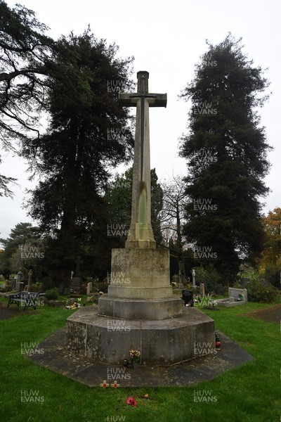 111125 - Remembrance Day - Picture shows the Great War Memorial in Newport, St Woolos Cemetery on Remembrance Day
