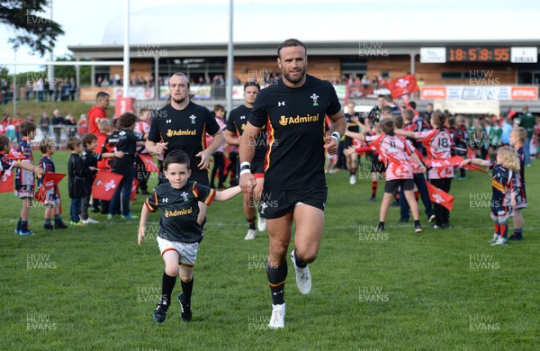 020617 - RGC 1404 v Wales XV - Jamie Roberts of Wales