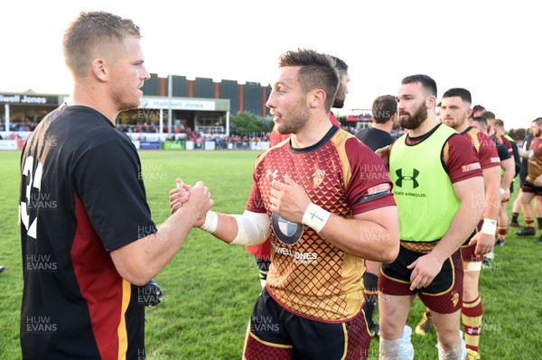 020617 - RGC 1404 v Wales XV - Gareth Anscombe of Wales and Billy McBryde