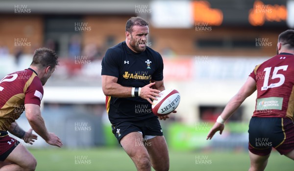 020617 - RGC 1404 v Wales XV - Jamie Roberts of Wales