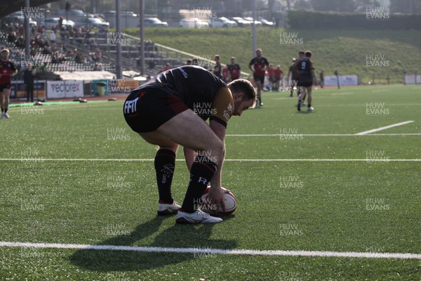 210326 - RGC v Aberavon - Super Rygbi Cymru (SRC) - Sam Jones of RGC gets the try