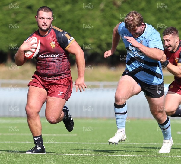 130925 - RGC v  Cardiff - Super Rygbi Cymru (SRC) -  Gareth Parry of RGC makes a break