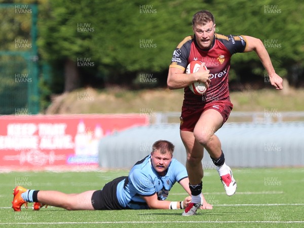 130925 - RGC v  Cardiff - Super Rygbi Cymru (SRC) -  Dion Jones of RGC makes a break