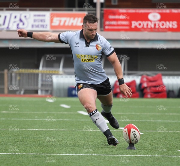 190926 - RGC v Carmarthen Quins - Super Rygbi Cymru (SRC) - Billy McBride of RGC takes the conversion