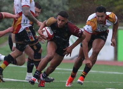 280326 - RGC v Carmarthen Quins - Super Rygbi Cymru (SRC) - Caio Parry of RGC makes a break