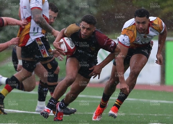 280326 - RGC v Carmarthen Quins - Super Rygbi Cymru (SRC) - Caio Parry of RGC makes a break