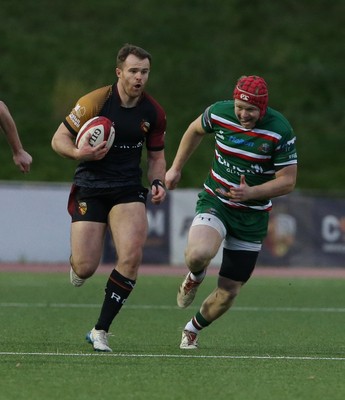 151125 - RGC v Ebbw Vale - Super Rygbi Cymru (SRC) - Sam Jones of RGC makes a break