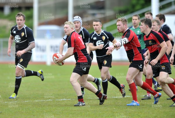 180513 - RGC 1404 v Rhydyfelin - SWALEC League 1 East - RGC (Black) take on Rhydyfelin (Red)