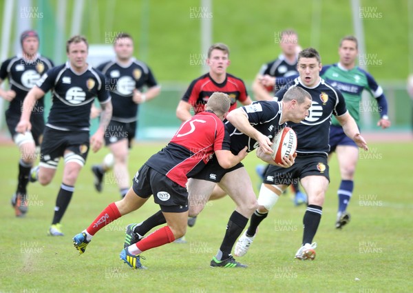 180513 - RGC 1404 v Rhydyfelin - SWALEC League 1 East - RGC (Black) take on Rhydyfelin (Red)