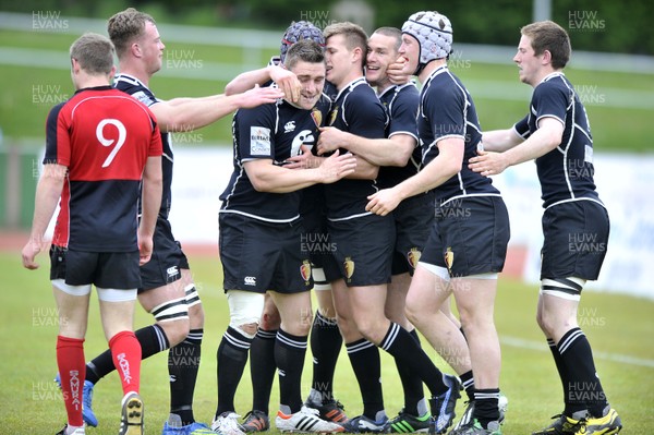 180513 - RGC 1404 v Rhydyfelin - SWALEC League 1 East - RGC (Black) take on Rhydyfelin (Red)