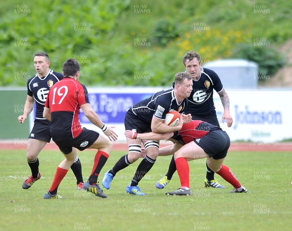 180513 - RGC 1404 v Rhydyfelin - SWALEC League 1 East - RGC (Black) take on Rhydyfelin (Red)