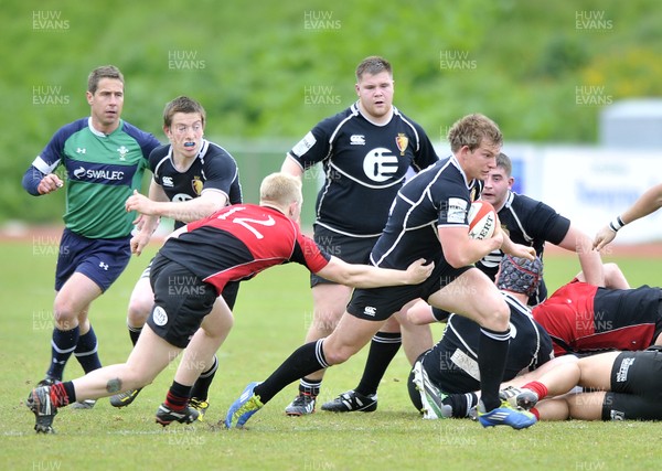 180513 - RGC 1404 v Rhydyfelin - SWALEC League 1 East - RGC (Black) take on Rhydyfelin (Red)