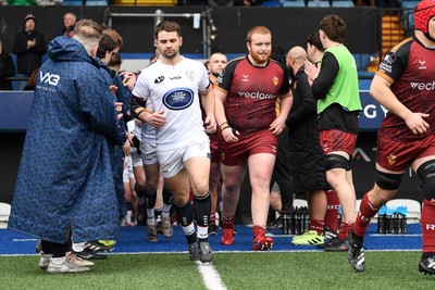 070326 - RGC v Swansea RFC - SRC plate Final - both sides run out at the start of the match