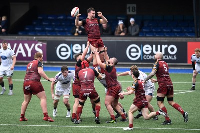 070326 - RGC v Swansea RFC - SRC plate Final - Sam Williams of RGC wins the line-out