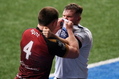 070326 - RGC v Swansea RFC - SRC plate Final - Things heat up between Jacob Hopkins of Swansea’ and Billy McQueeney of RGC