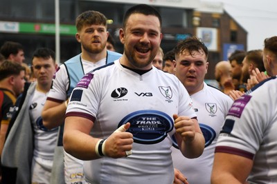 070326 - RGC v Swansea RFC - SRC plate Final - Swansea players celebrate the win at full time