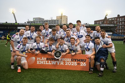 070326 - RGC v Swansea RFC - SRC plate Final - Swansea lift the plate at full time