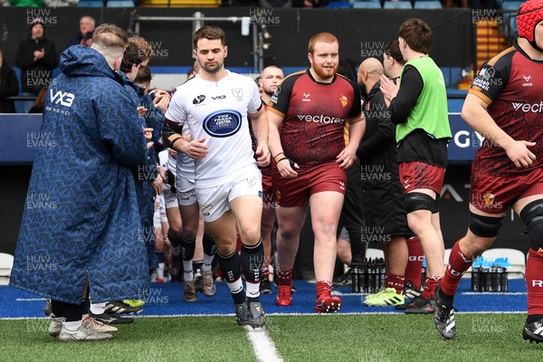 070326 - RGC v Swansea RFC - SRC plate Final - both sides run out at the start of the match