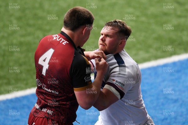070326 - RGC v Swansea RFC - SRC plate Final - Things heat up between Jacob Hopkins of Swansea’ and Billy McQueeney of RGC