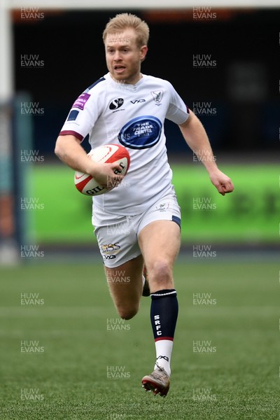 070326 - RGC v Swansea RFC - SRC plate Final -Mat Protheroe of Swansea runs in to score a try