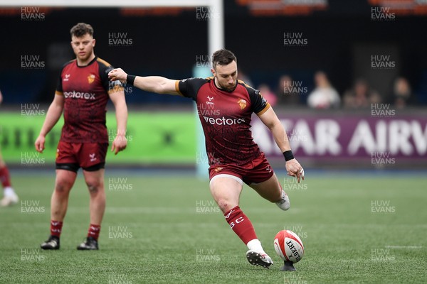 070326 - RGC v Swansea RFC - SRC plate Final - Billy McBryde of RGC kicks penalty