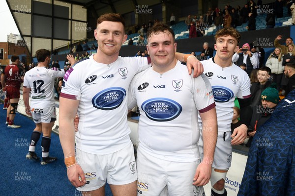 070326 - RGC v Swansea RFC - SRC plate Final - Liam Lloyd of Swansea and Logan Lloyd of Swansea at full time