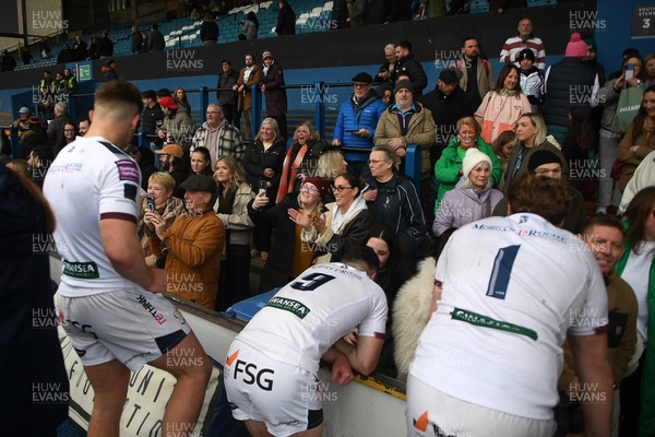 070326 - RGC v Swansea RFC - SRC plate Final - Swansea players with family at full time