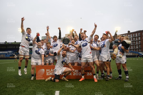 070326 - RGC v Swansea RFC - SRC plate Final - Swansea lift the plate at full time