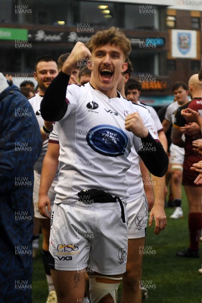 070326 - RGC v Swansea RFC - SRC plate Final - Swansea players celebrate the win at full time