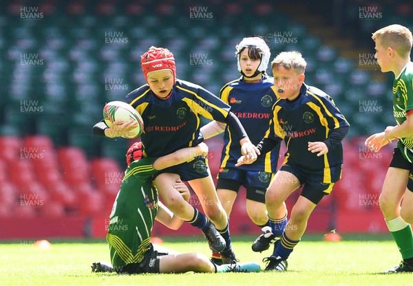 250422 - Rhiw Syr Dafydd Primary v Ysgol Brynaman - WSRU Junior Group 10 a side Final -