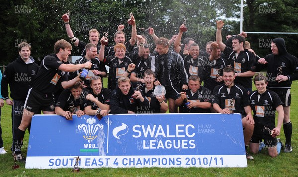 25.05.11 - Rhiwbina v St Peters - East District Cup Final - Rhiwbina celebrate winning SWALEC League 4 South East. 