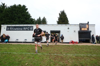 060124 - Rhiwbina v Ynysybwl - Admiral National League 1 East Central - Players of Rhiwbina take the field