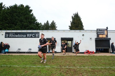 060124 - Rhiwbina v Ynysybwl - Admiral National League 1 East Central - Players of Rhiwbina take the field