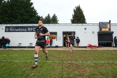 060124 - Rhiwbina v Ynysybwl - Admiral National League 1 East Central - Players of Rhiwbina take the field