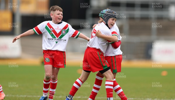 280426 - Rhymney v Mynydd Mawr, DC Thomas Plate Final - Rhymney celebrate after winning the DC Thomas Plate Final