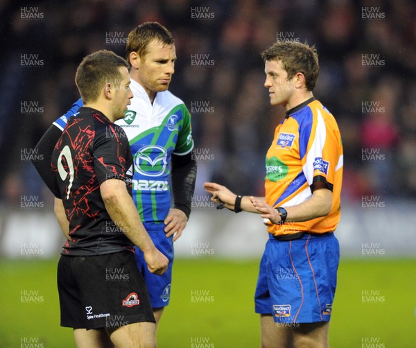 120413 - Edinburgh v Connacht - RaboDirect PRO12 - Rhys Thomas - Referee (WRU)