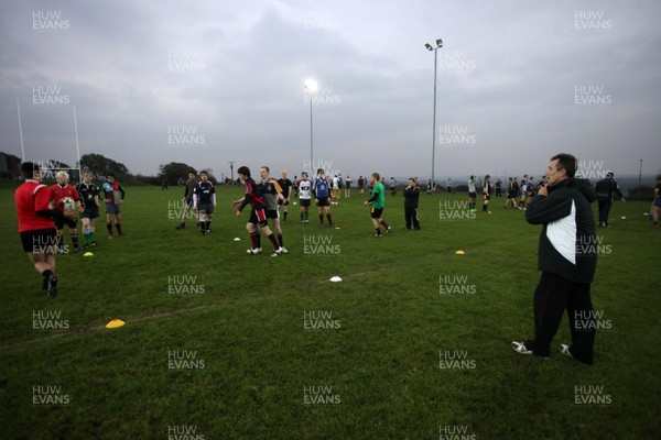 15.10.09 - Rob Howley coaching session at Cefn Cribbw RFC 