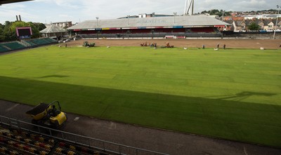 Rodney Parade Pitch Progress 110817