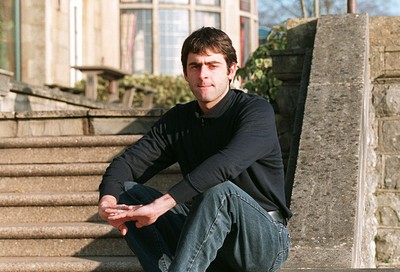 250197 - Picture shows snooker player Ronnie O'Sullivan at his hotel in Newport