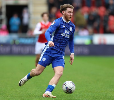 040524 - Rotherham United v Cardiff City - Sky Bet Championship - Josh Bowler of Cardiff