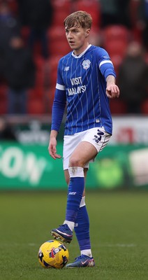 070226 - Rotherham United v Cardiff City - Sky Bet League 1 - Joel Bagan of Cardiff