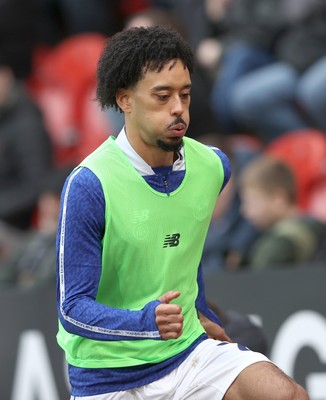 070226 - Rotherham United v Cardiff City - Sky Bet League 1 - Calum Scanlon of Cardiff warms up