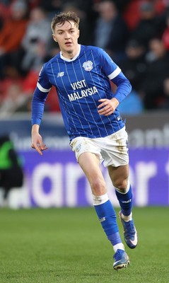 070226 - Rotherham United v Cardiff City - Sky Bet League 1 - Joel Bagan of Cardiff