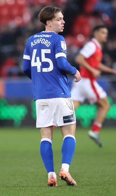 070226 - Rotherham United v Cardiff City - Sky Bet League 1 - Cian Ashford of Cardiff