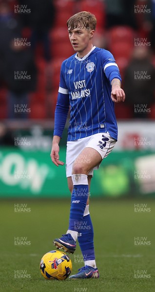 070226 - Rotherham United v Cardiff City - Sky Bet League 1 - Joel Bagan of Cardiff