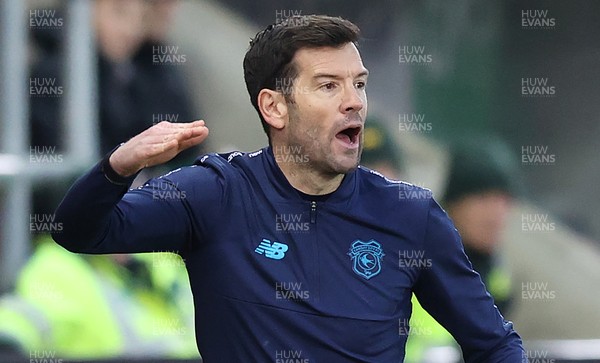 070226 - Rotherham United v Cardiff City - Sky Bet League 1 - Manager Brian Barry-Murphy of Cardiff
