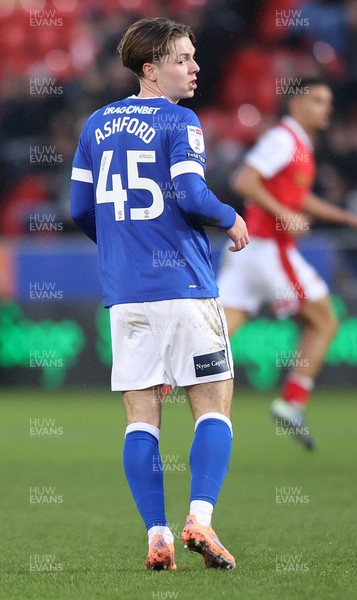 070226 - Rotherham United v Cardiff City - Sky Bet League 1 - Cian Ashford of Cardiff