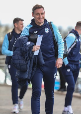 180323 - Rotherham United v Cardiff City - Sky Bet Championship - Cardiff players arrive at The New York Stadium